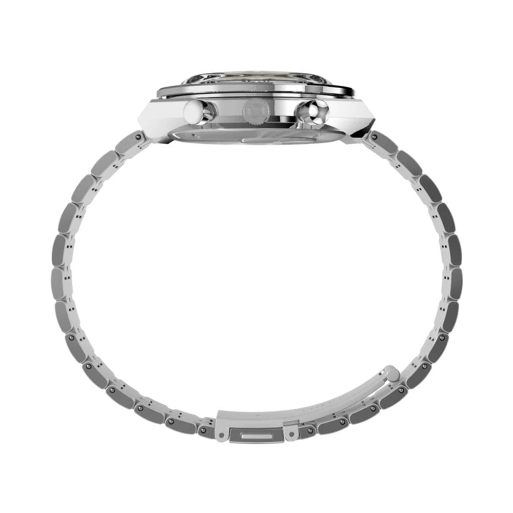 Q Timex Chronograph - Silver/Black