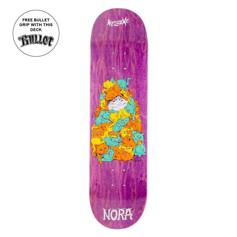 Purr Pile Deck - Purple Stain