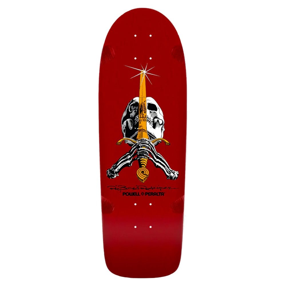 Ray Rodriguez Skull & Sword Deck - Red