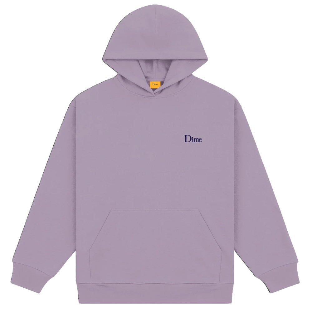 Small Logo Hoodie - Plum Gray