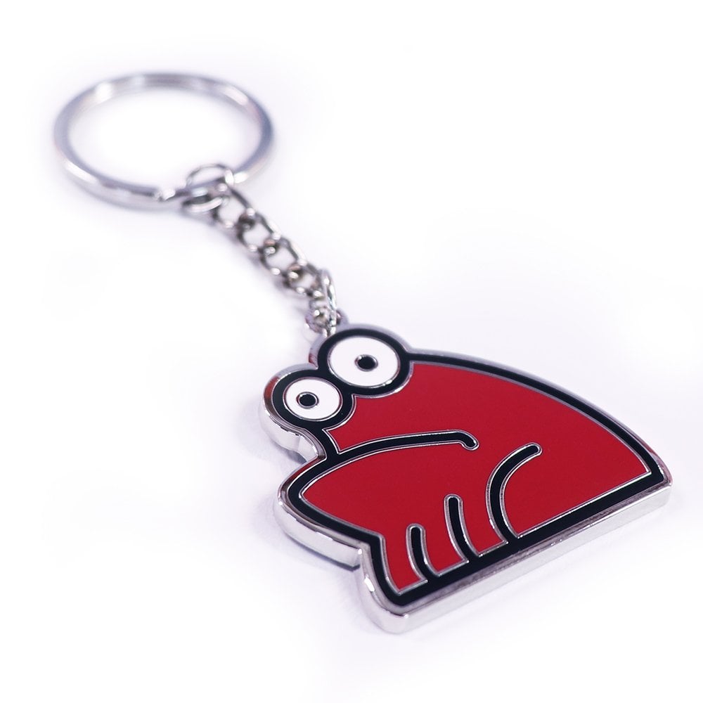 Enamel Keyring - Red