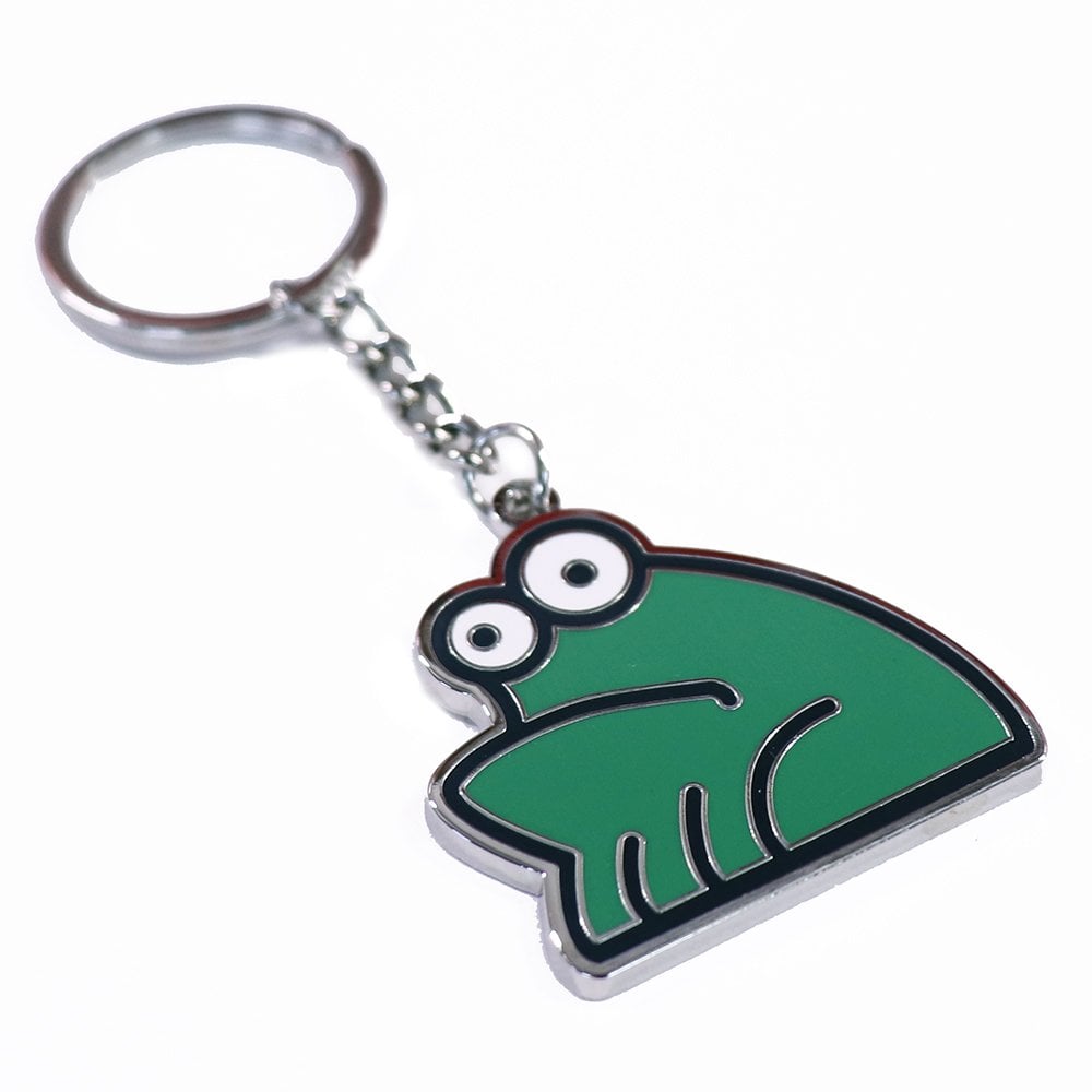 Enamel Keyring - Green