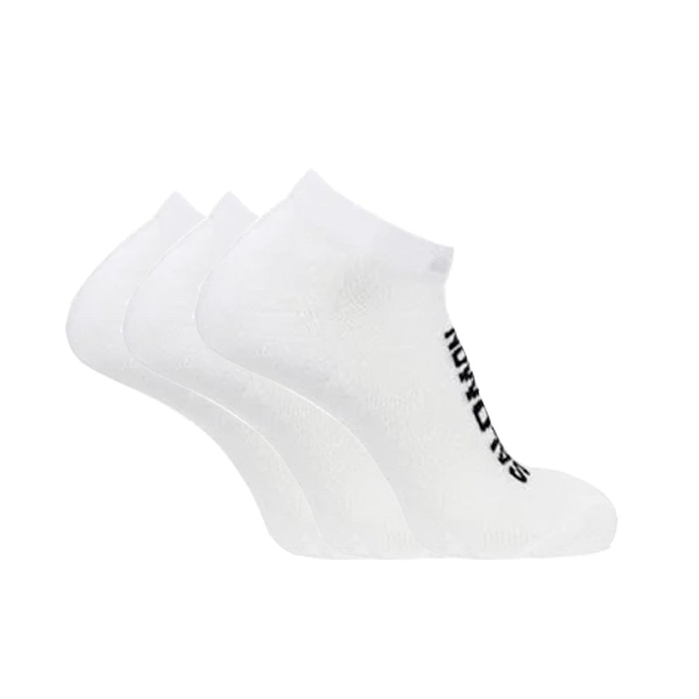 Everyday Lightweight Sock 3 Pack - White/White