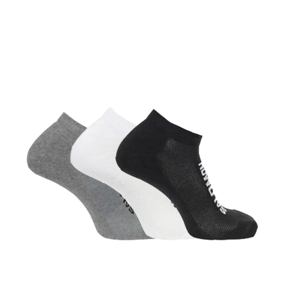 Everyday Lightweight Sock 3 Pack - Blk/Wht/Grey