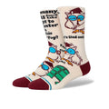 Mr Owl Socks - Canvas
