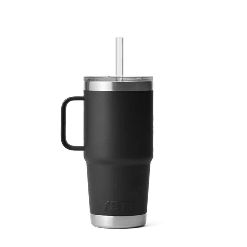 Rambler 25 oz (710 ML) Straw Mug - Black