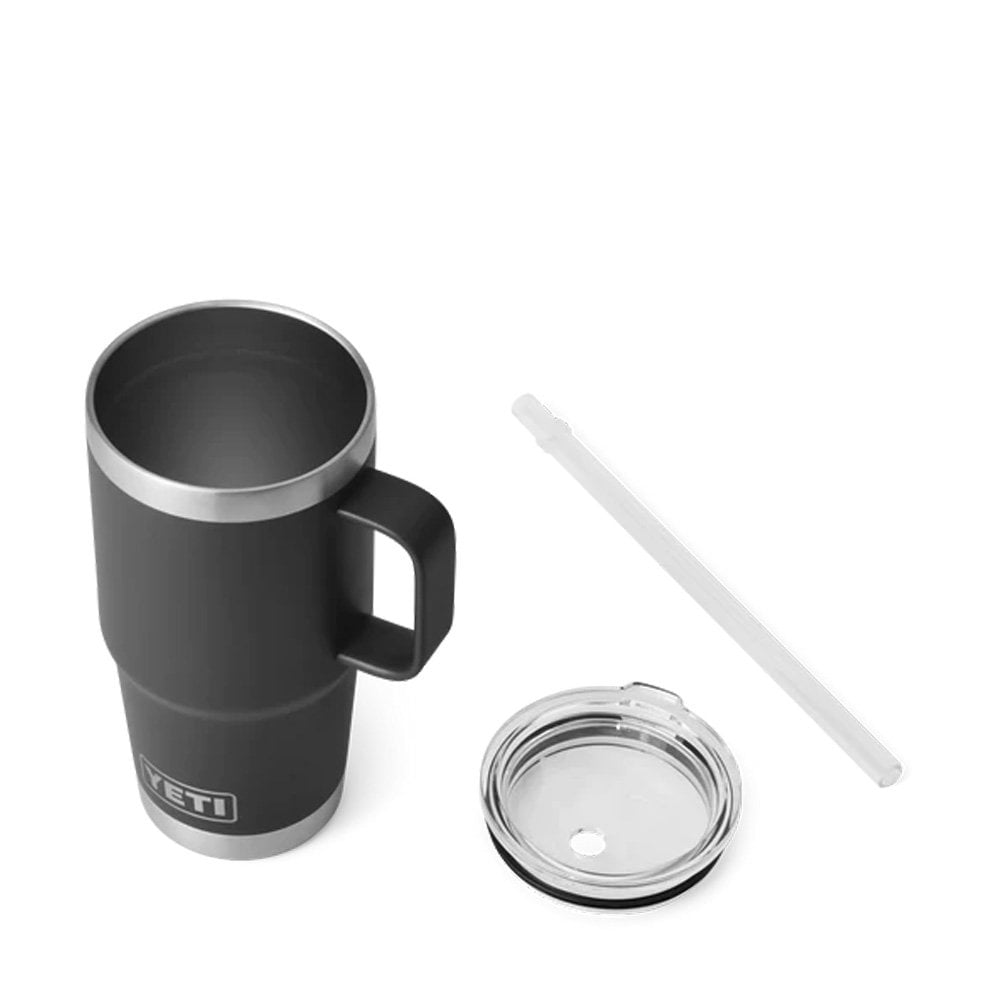 Rambler 25 oz (710 ML) Straw Mug - Black