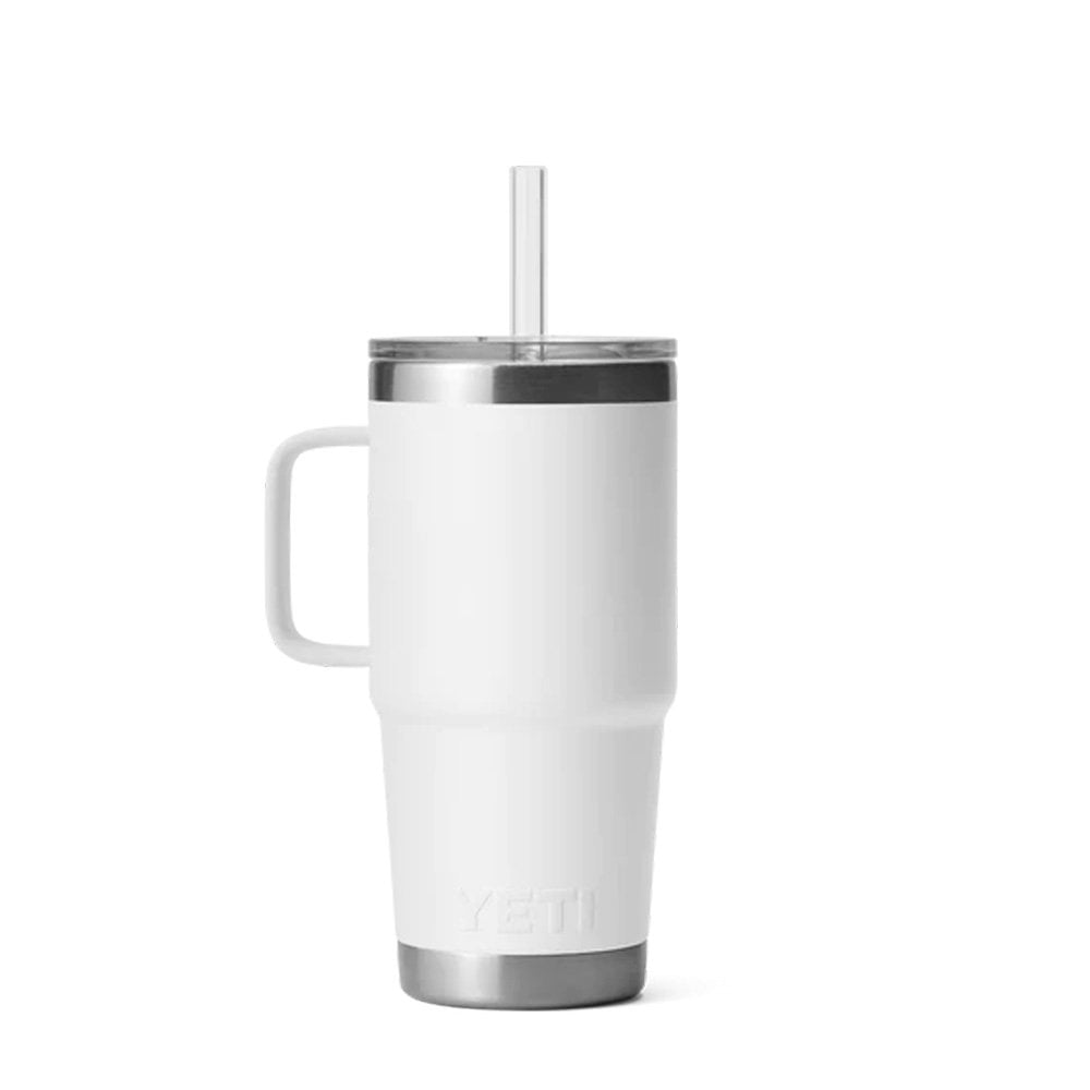 Rambler 25 oz (710 ML) Straw Mug - White