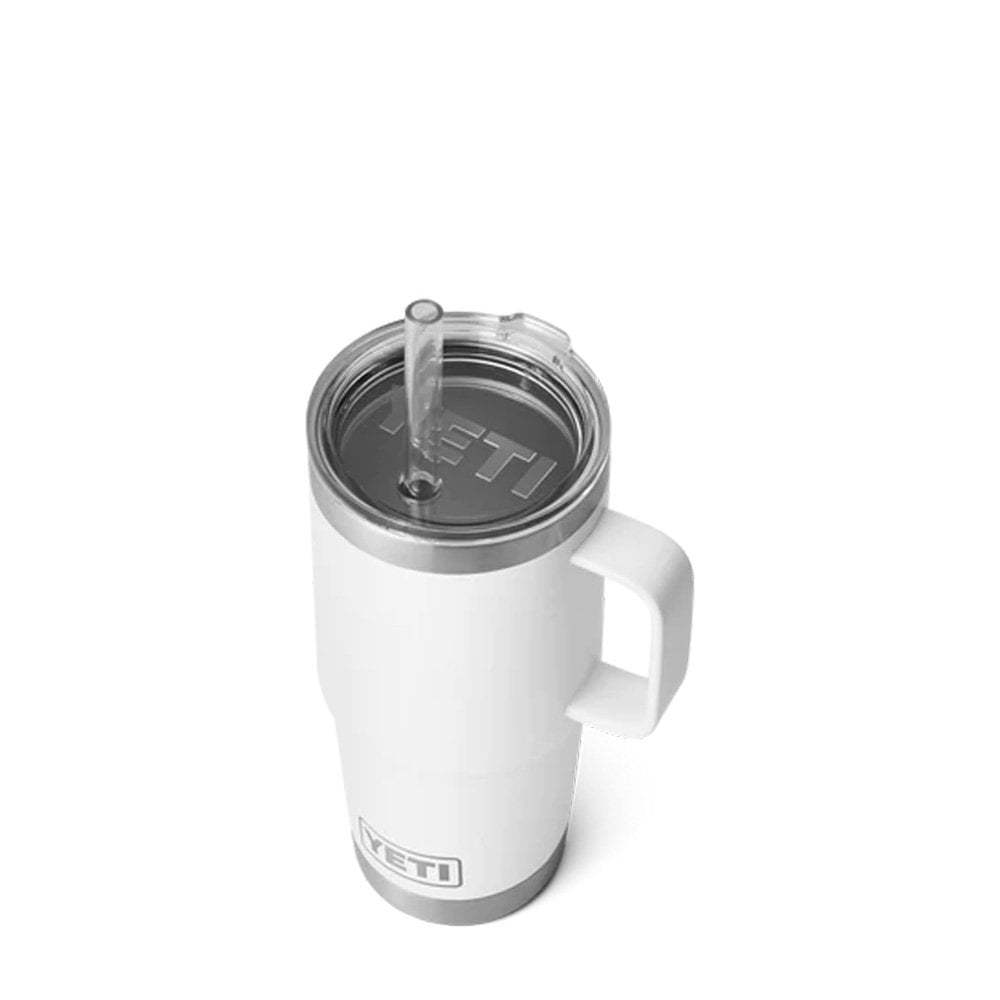 Rambler 25 oz (710 ML) Straw Mug - White
