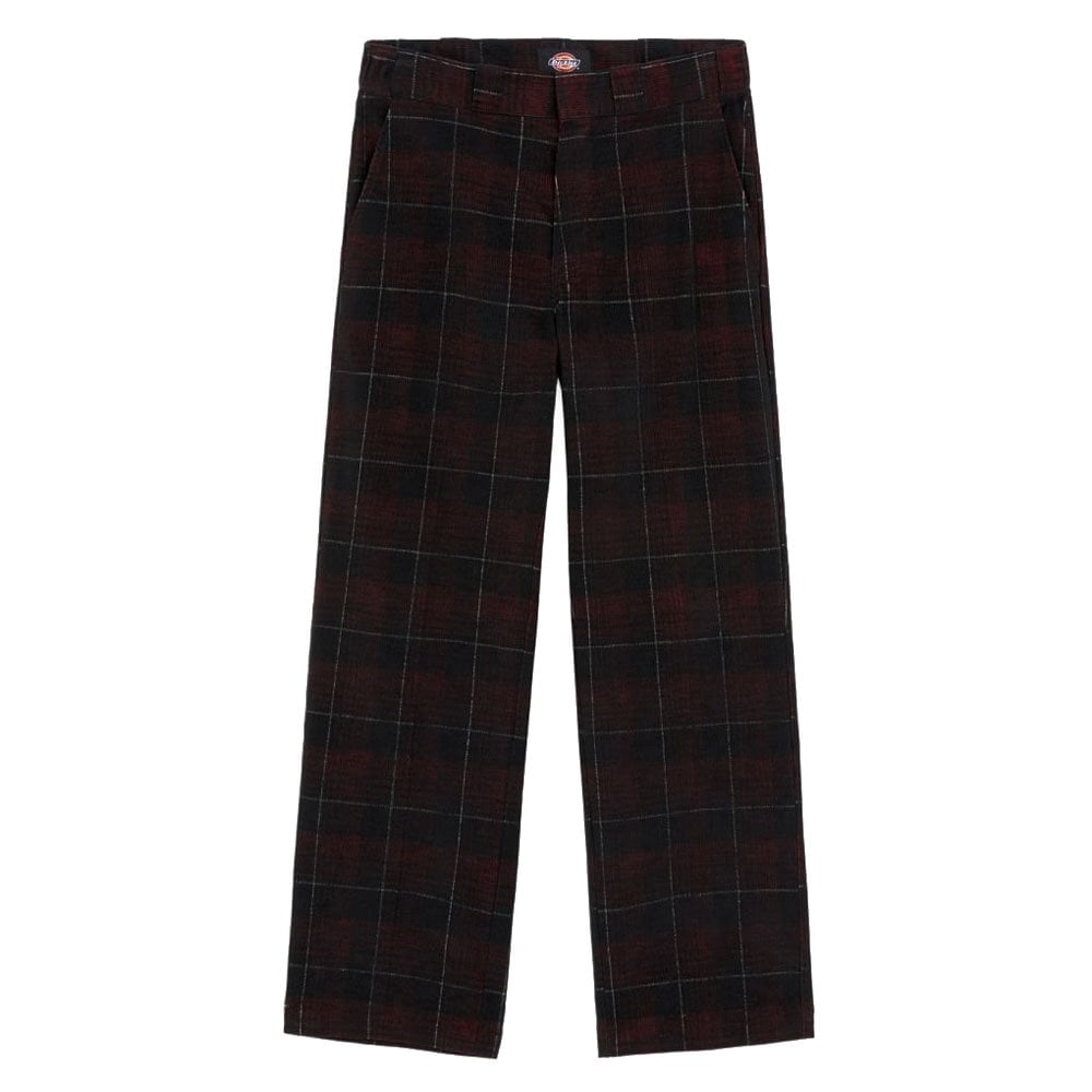 Alma Cord Check Pant - Check Dark