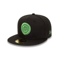 Chicago Cubs Style Activist 59FIFTY Fitted Cap - Black/Green