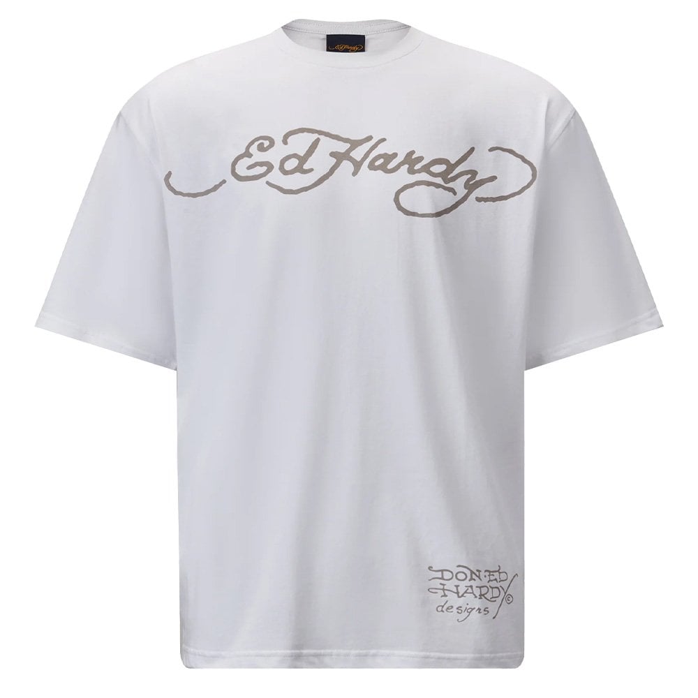 Skull Flame T-Shirt - White