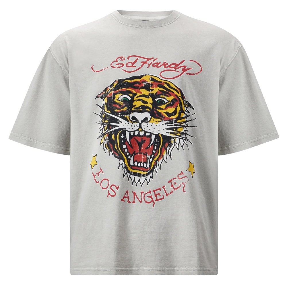 LA Tiger Vintage T-Shirt - Grey