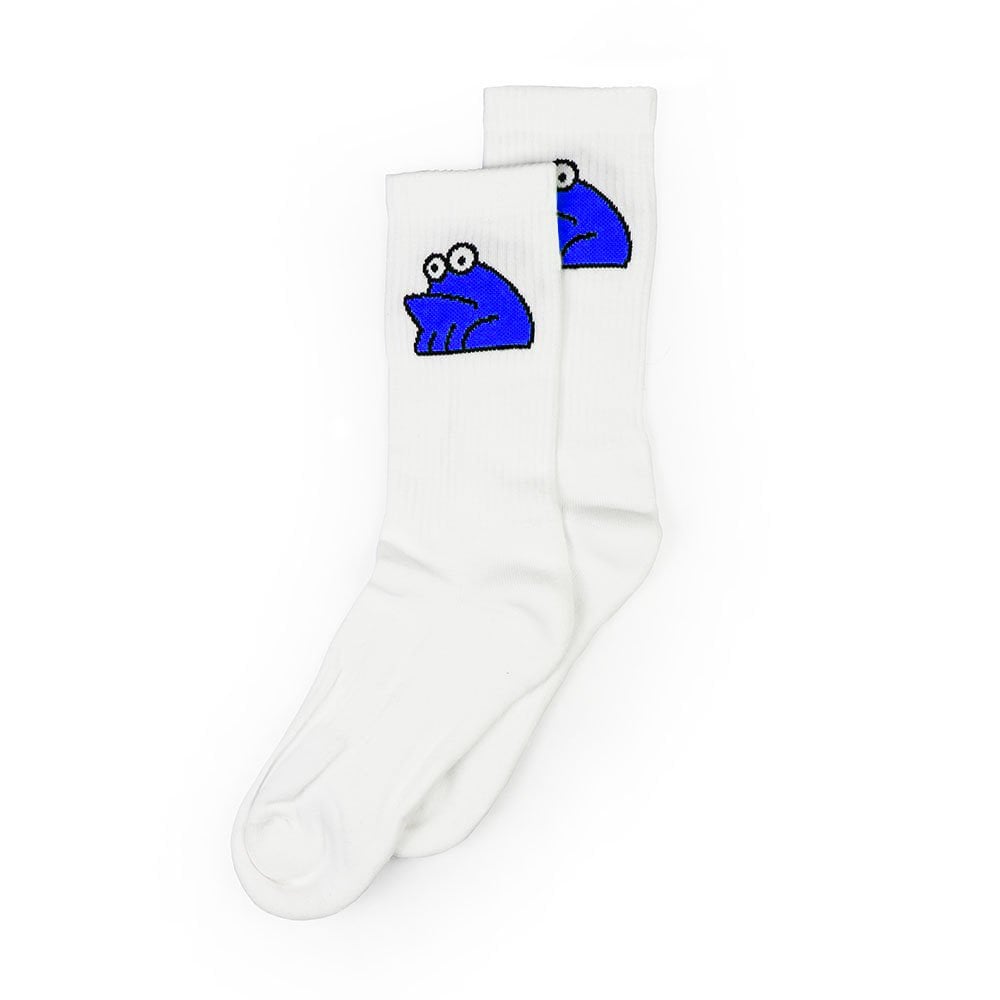 Socks - White/Blue