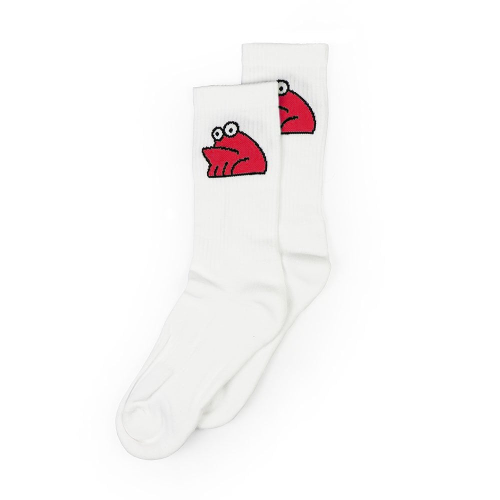 Socks - White/Red