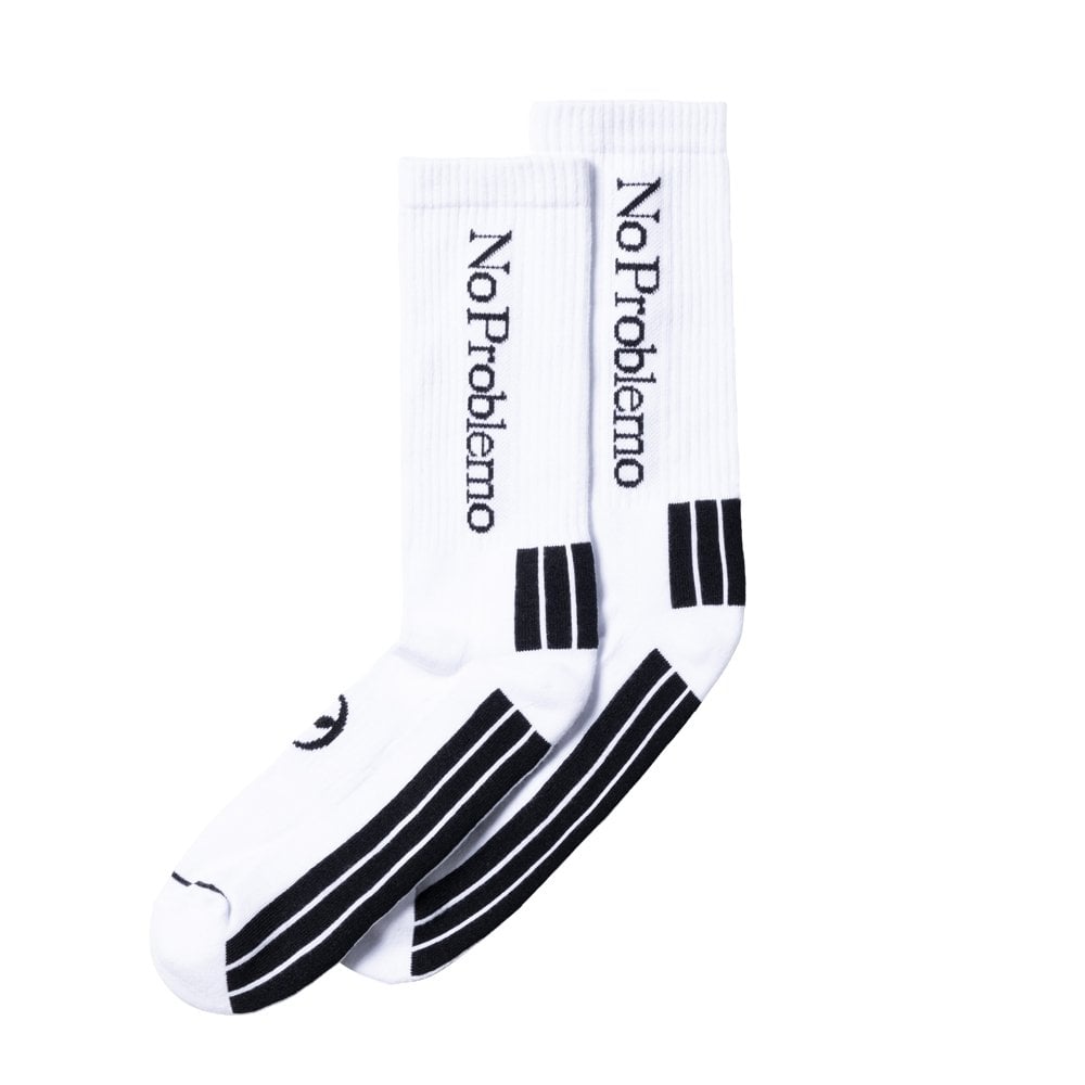 No Problemo Sock - White