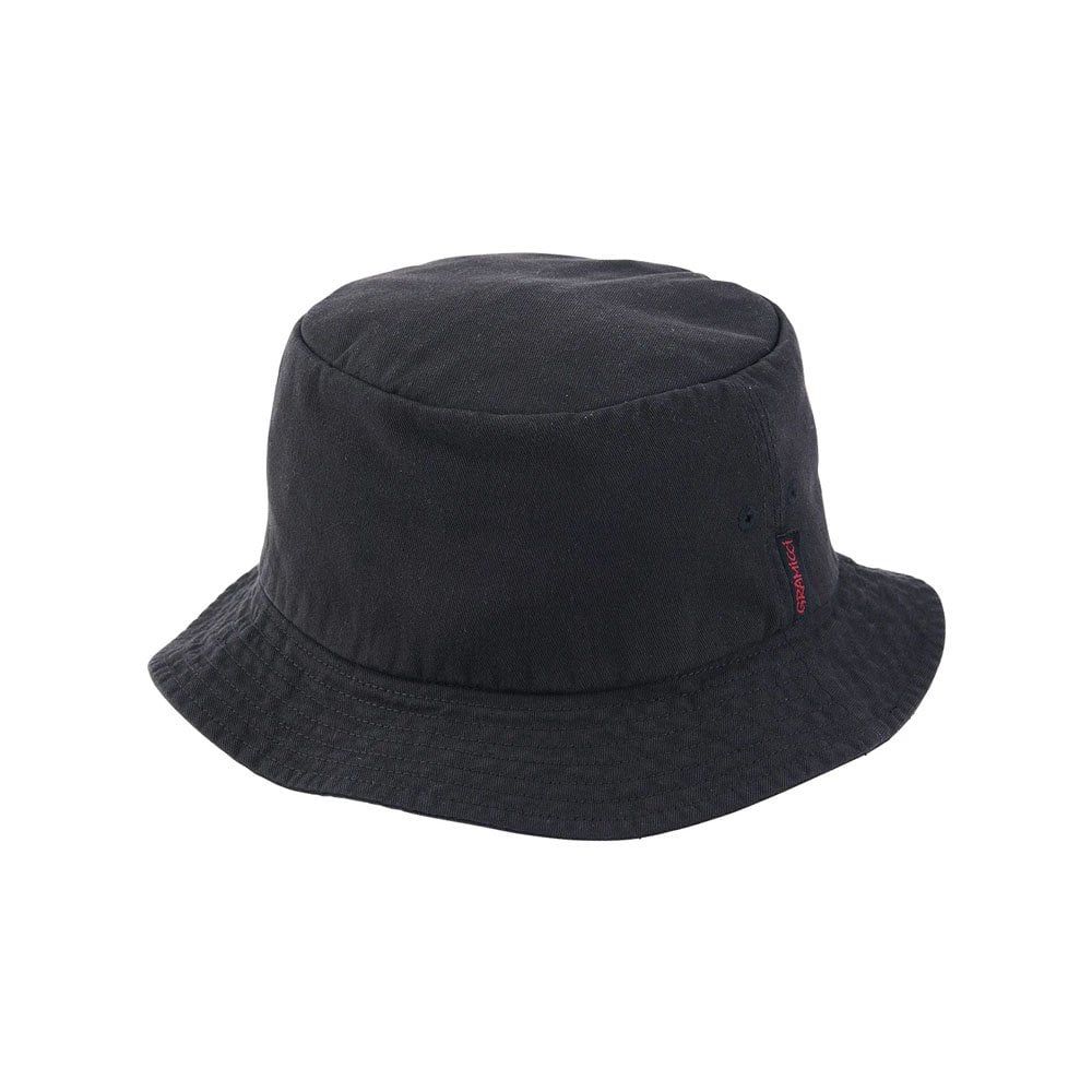 Twill Packable Bucket Hat - Black