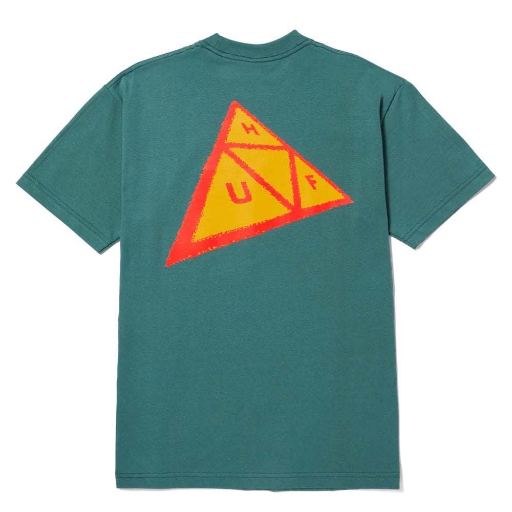 Skewed Triple Triangle T-Shirt - Sage