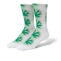 Airbrush Digital Plantlife Crew Socks - White