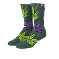 Green Buddy Blossom Crew Socks - Green