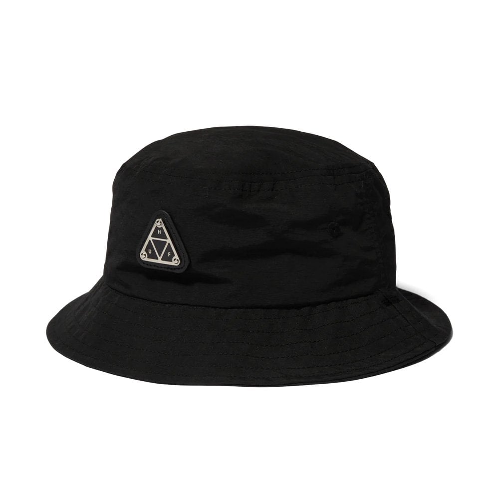 Metal Triple Triangle Bucket Hat - Black