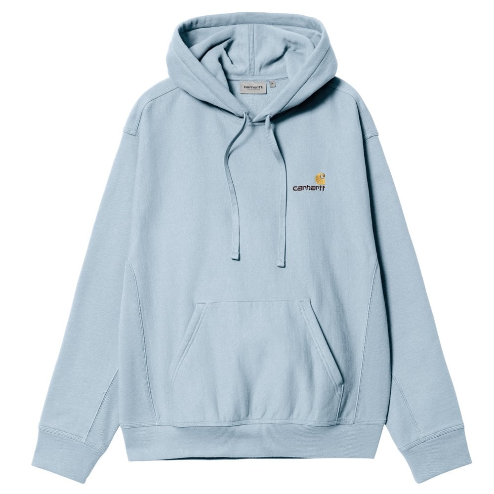 Hooded American Script Sweatshirt - Frosted Blue