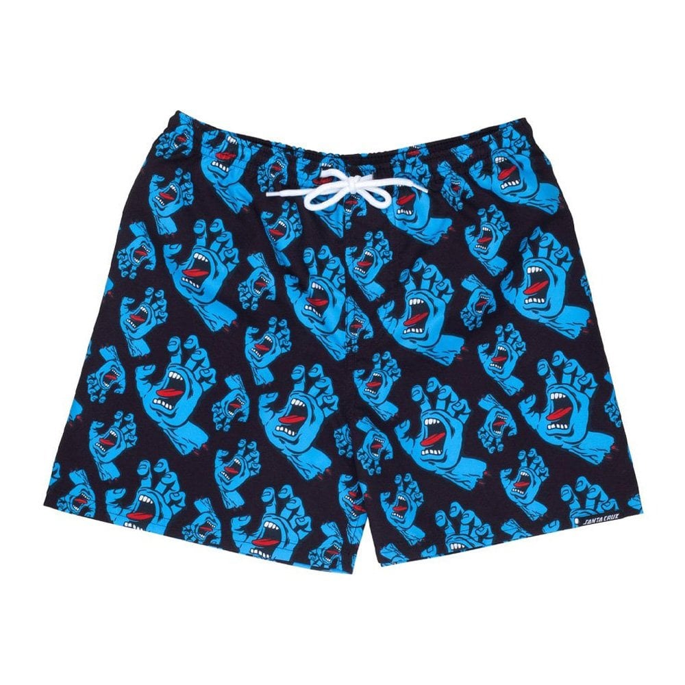 Hands All Over Swim Shorts - Black