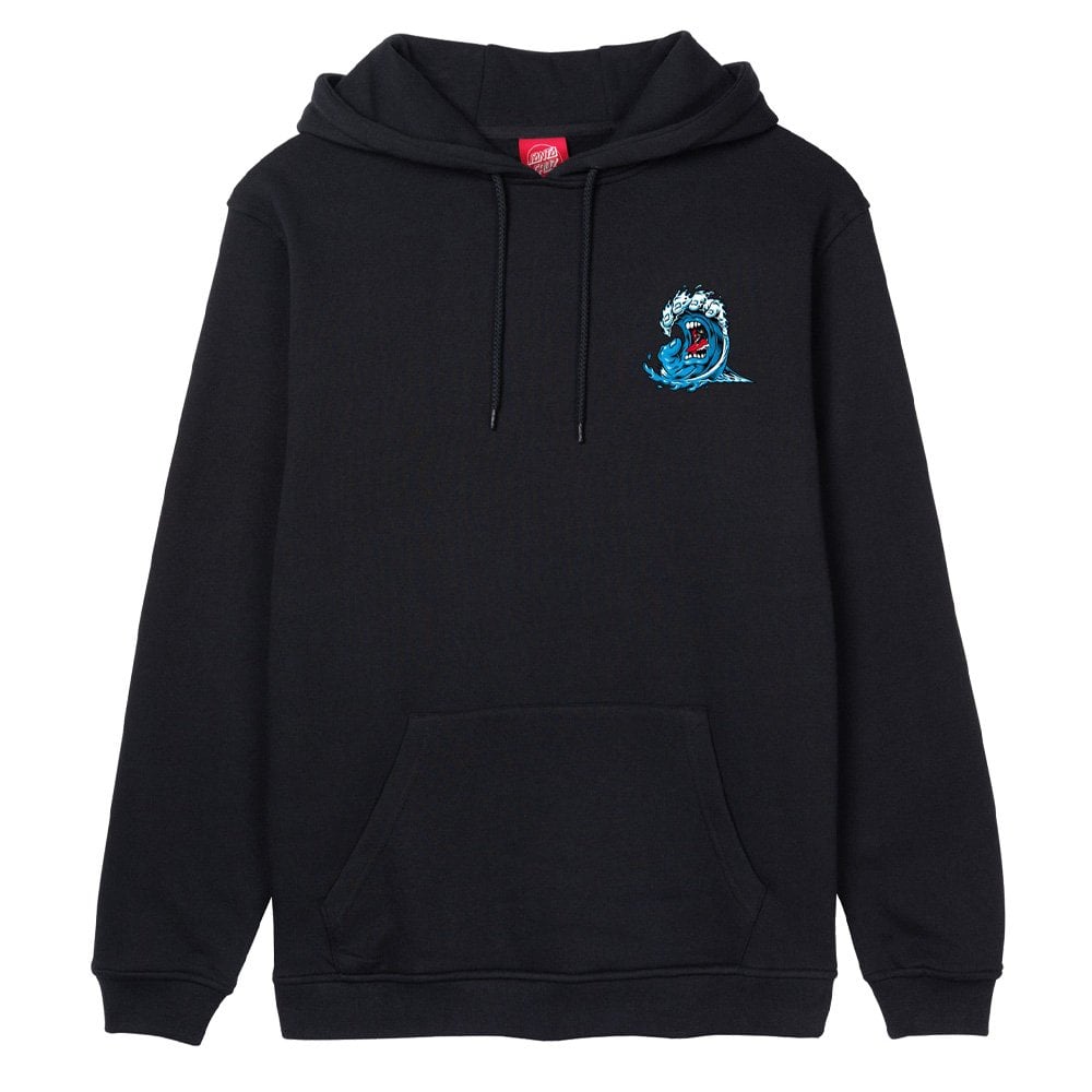 Screaming Wave Hoodie - Black