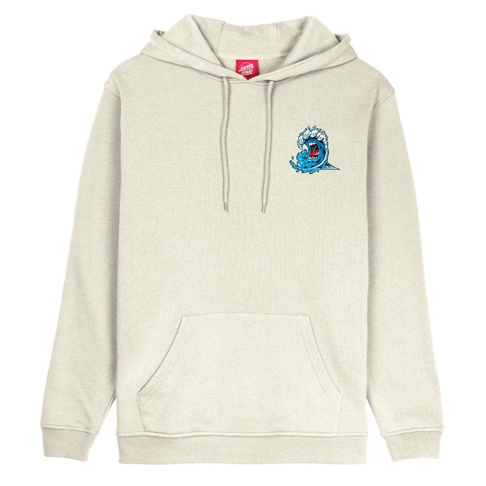 Screaming Wave Hoodie - Light Grey