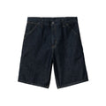 Single Knee Shorts - Blue Rinsed