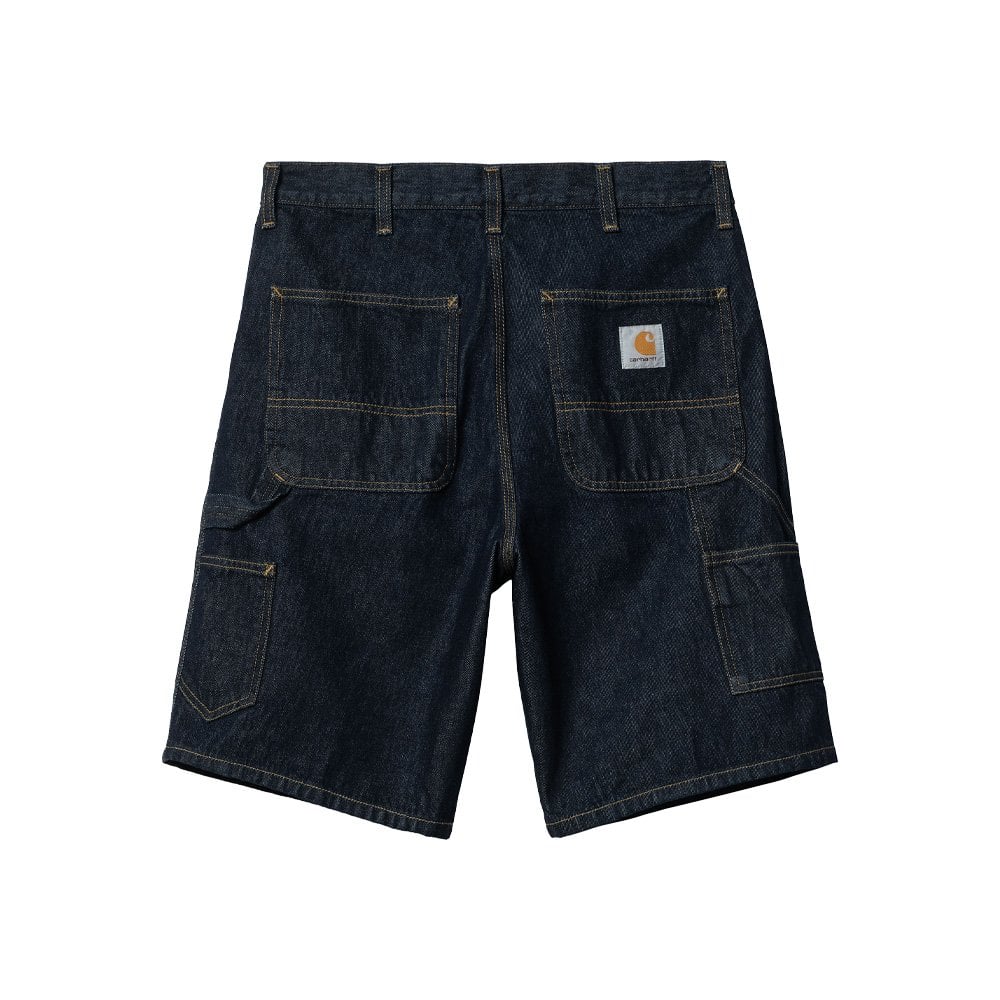 Single Knee Shorts - Blue Rinsed