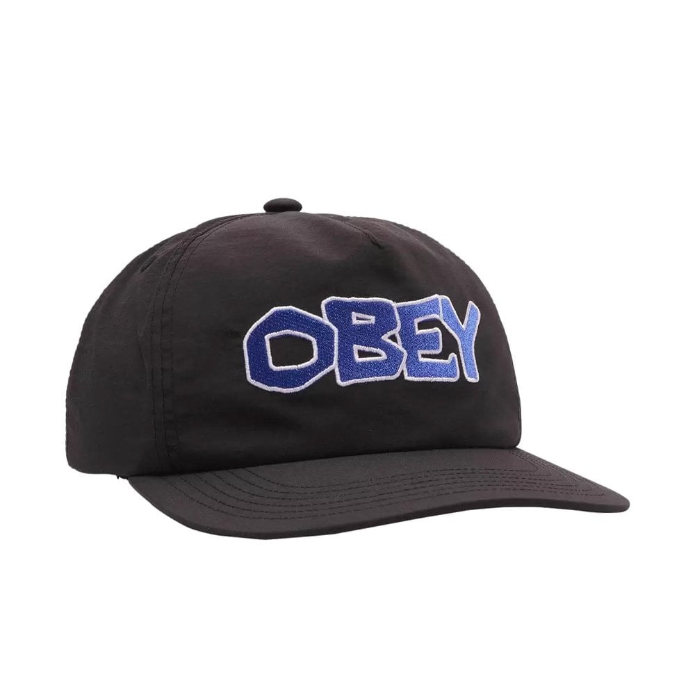 Offline 5 Panel Snapback - Black