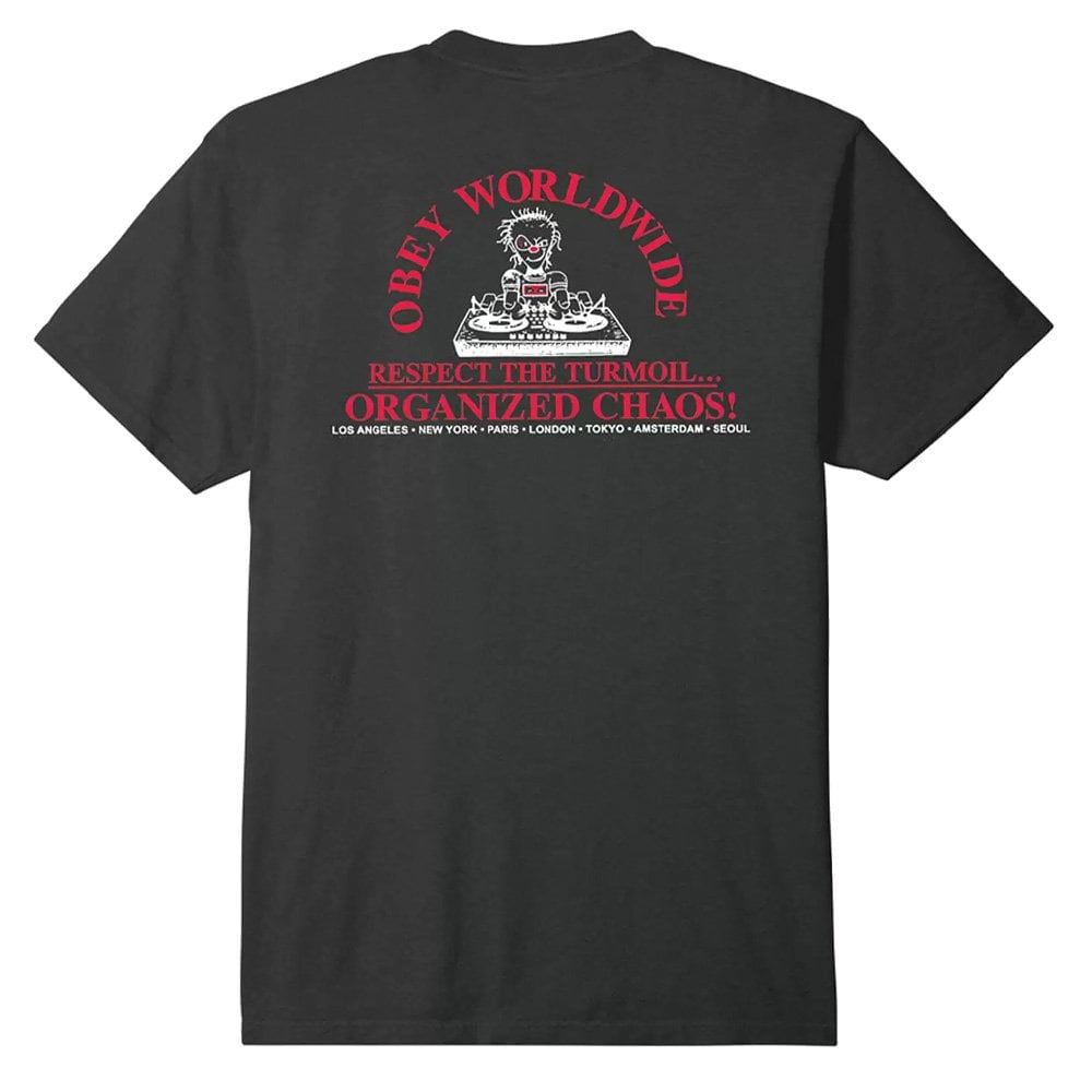 Organised Chaos T-Shirt - Vintage Blk