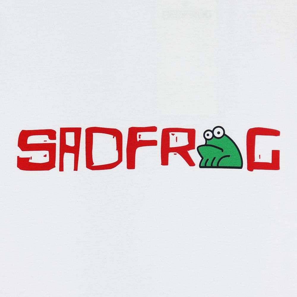 Logo Print T-Shirt  - White