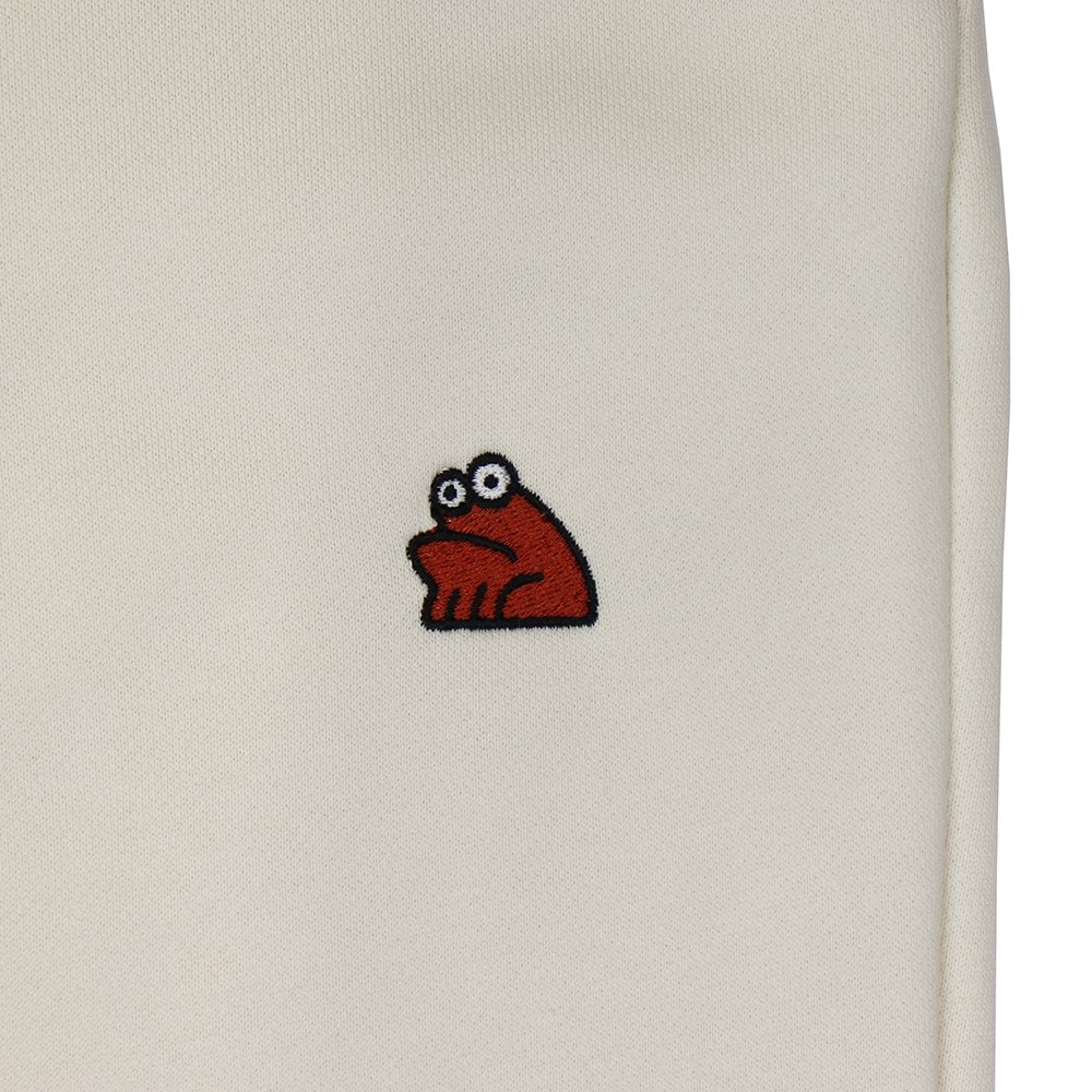 Sadfrog Mini Embroidered Sweatpant - Ecru