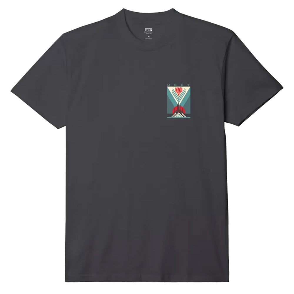 Green Power Factory T-Shirt - Black