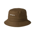Script Bucket Hat - Lumber/White