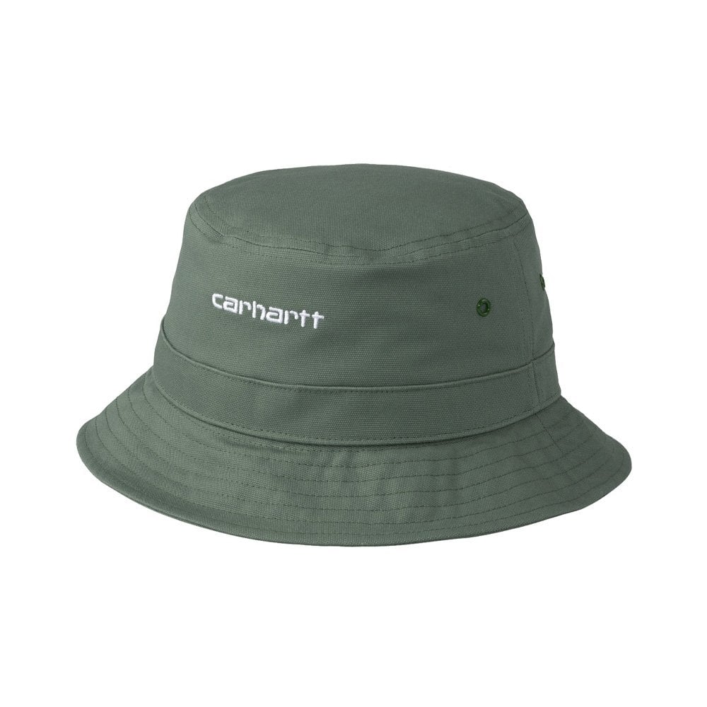 Script Bucket Hat - Park/White