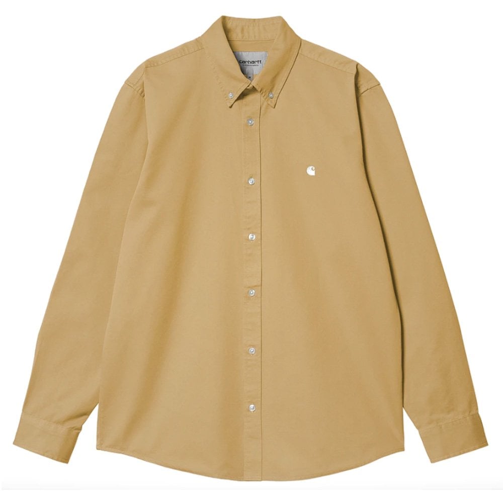 Madison Shirt - Bourbon/Wht