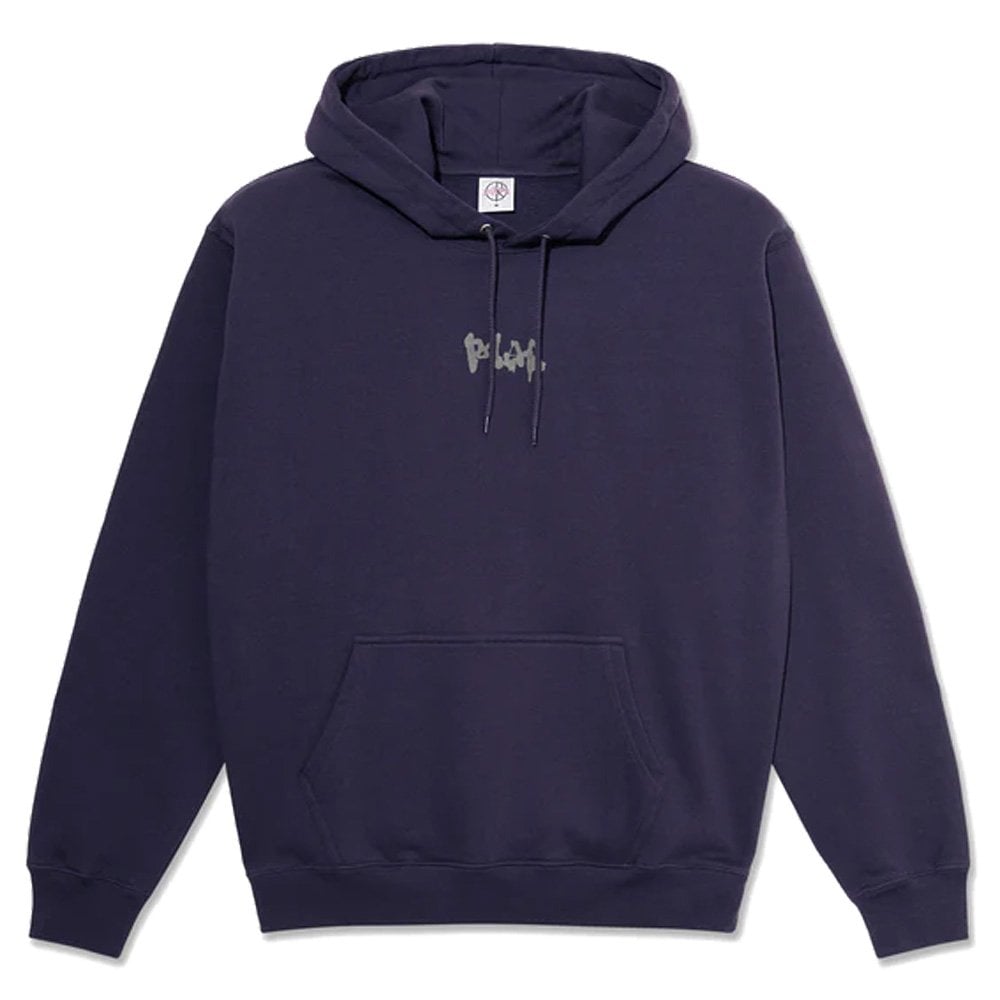 Drip Logo Hoodie - Dark Violet