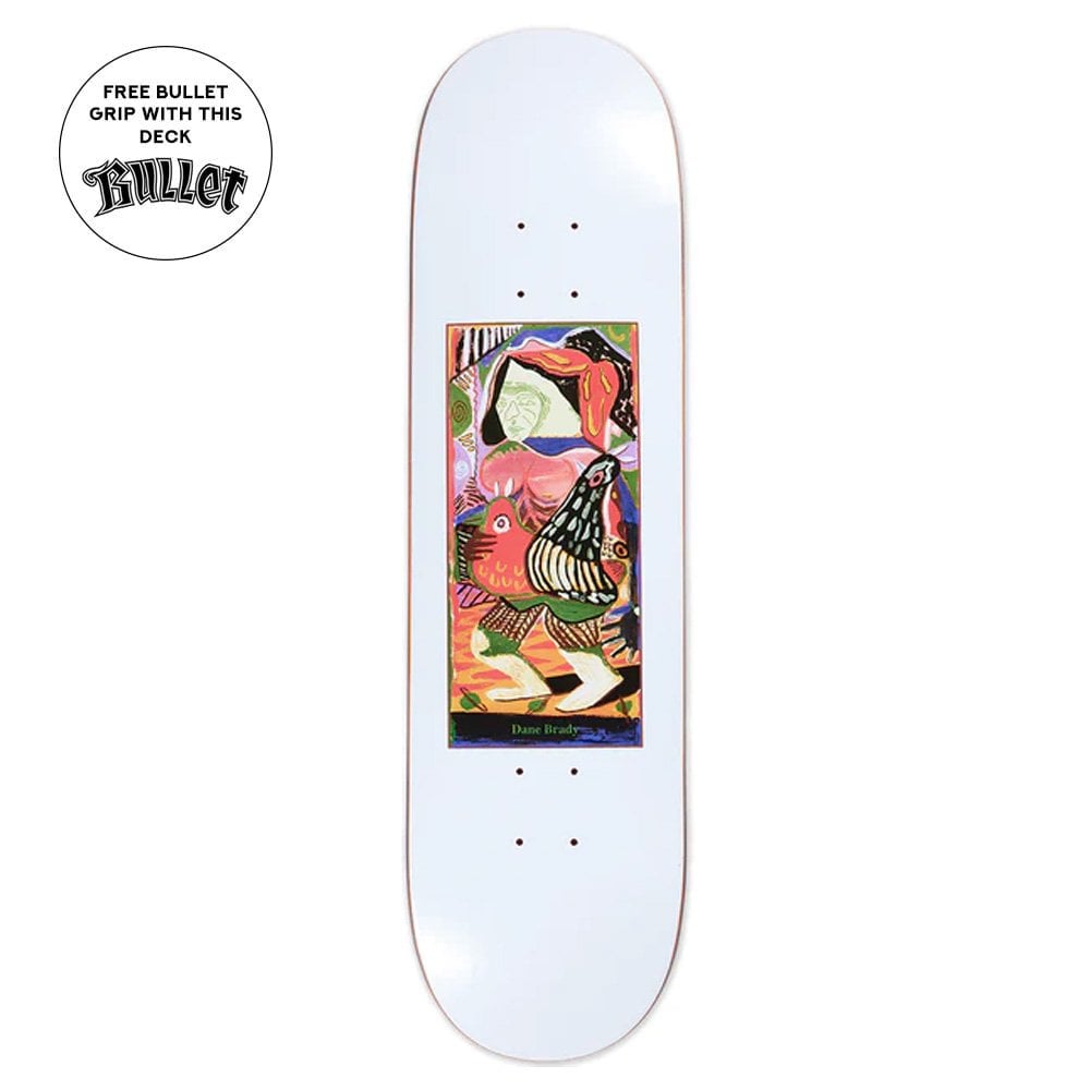 Dane Brady Pigeons Deck - White