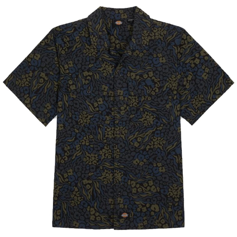 Saltville Short Sleeve Shirt - Blue/Brown