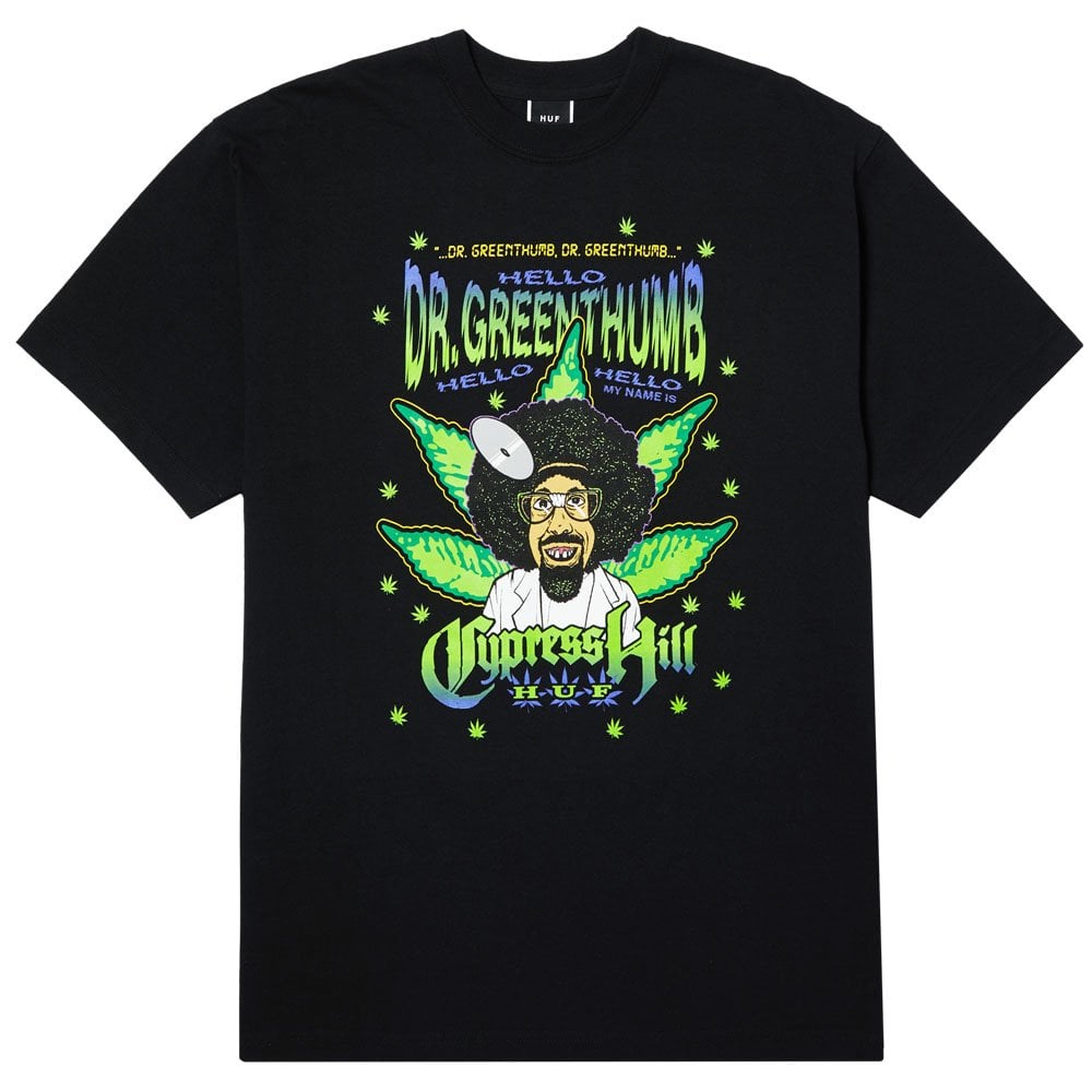 Dr Greenthumb T-Shirt - Black