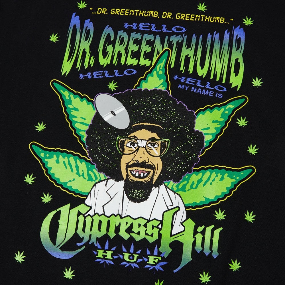 Dr Greenthumb T-Shirt - Black