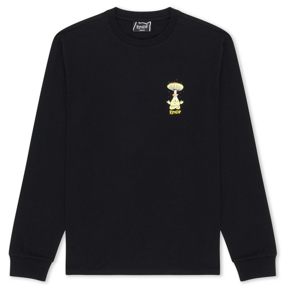 Know Ur Shrooms Long Sleeve T-Shirt - Black