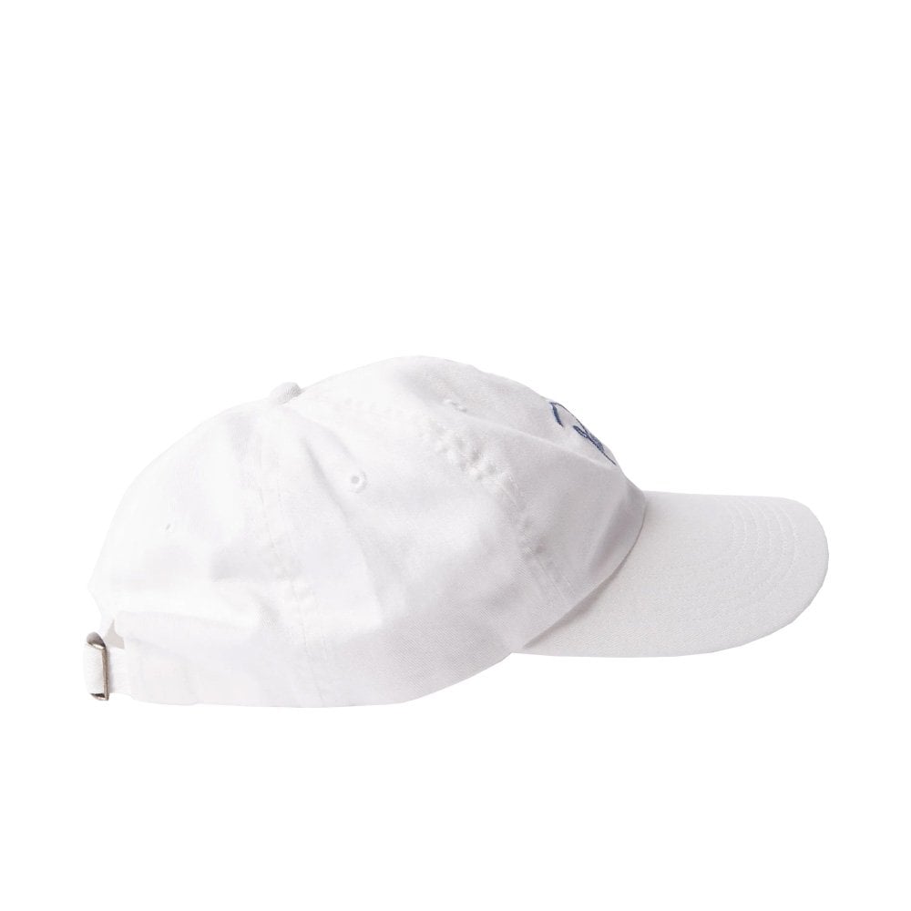 Script Logo 6 Panel Hat - White