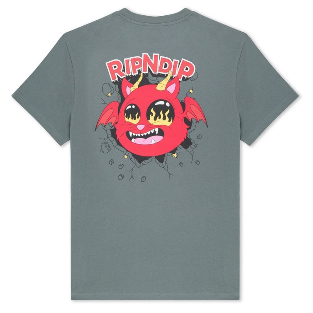 Devil Monster T-Shirt  - Charcoal