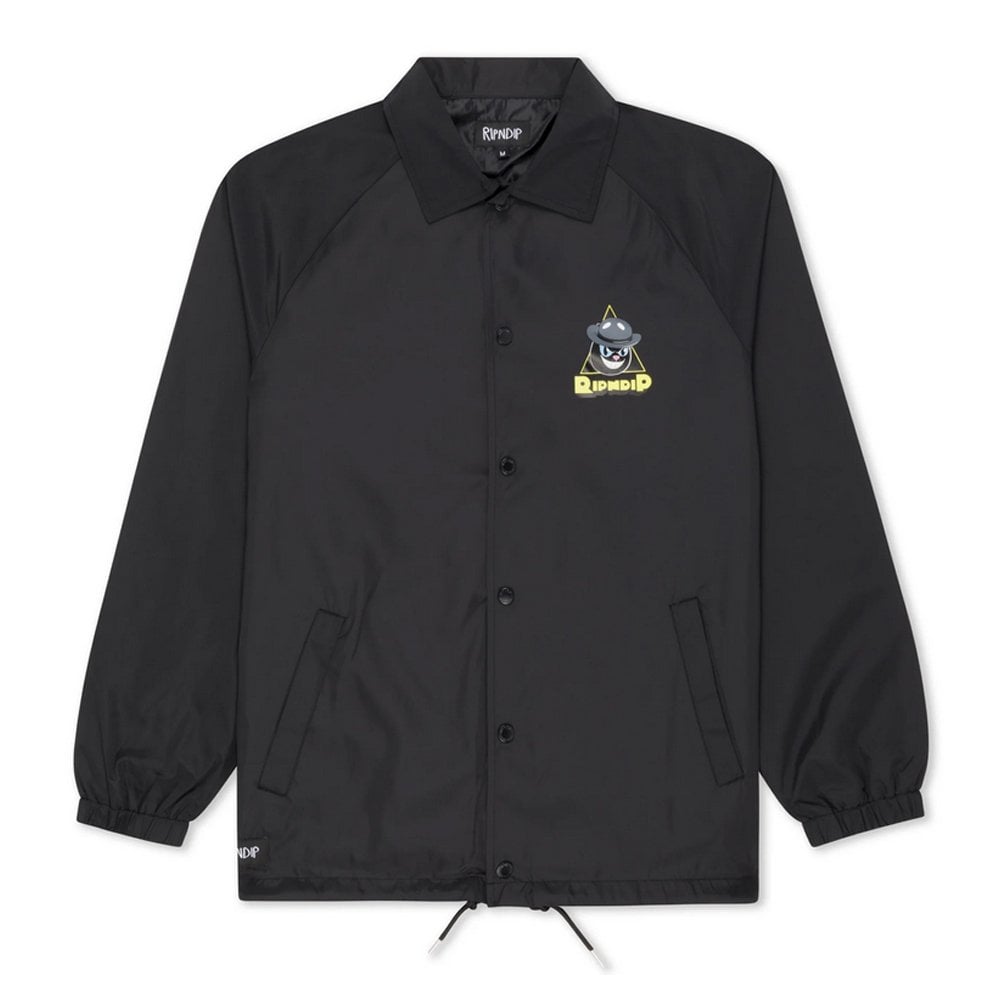 Slice And Dice Coach Jacket - Black