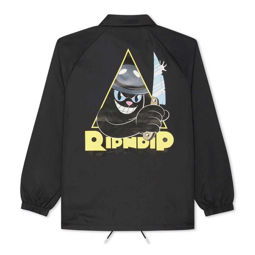 Slice And Dice Coach Jacket - Black