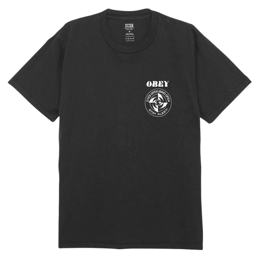 Stay Alert T-Shirt - Vintage Blk